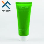 Hot sale Cream Soft Plastic cosmetic Tube with Flip top cap