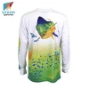 Hot Sale Dye Sublimation Printing Custom Blank Fishing Shirt