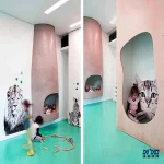 Hot Sale epoxy resin flooring paint for children for school for home