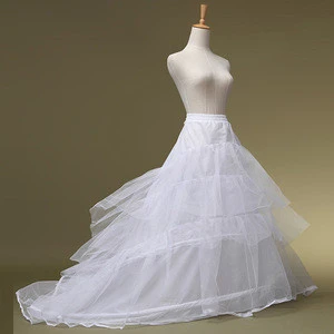 Hot sale top quality under wear underskirt mermaid 2 hoops petticoat for A line Wedding dress bridal gown  MPB3