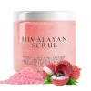 Hot selling himalayan salt body scrub natural body sugar scrub exfoliate skin scrub