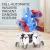 Import Hot Selling Popular Toy Kids Puzzle Electronic Six Claw Dancing Robot With Music And Lights Hands And Feet Can Move from China