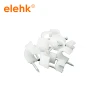 Hot selling round/square white cable clip with screw