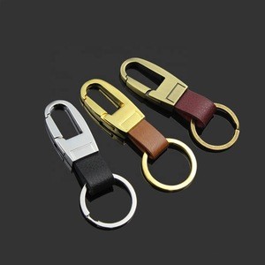 Hot-selling Wholesale Price Metal Wallet Business Key Chain Hook Leather Keychain For Gifts