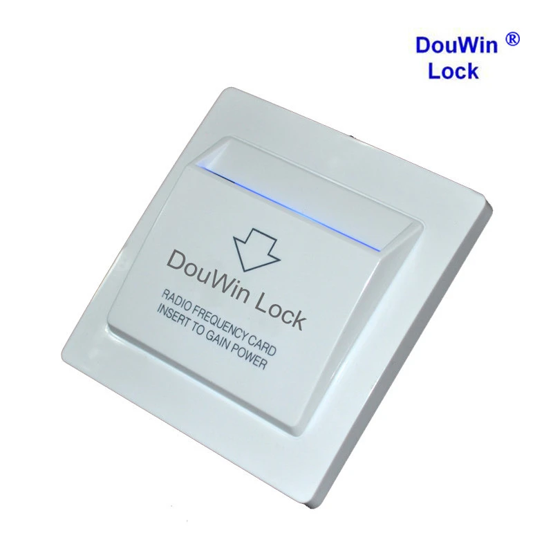 Hotel any card blue light low voltage wall switch