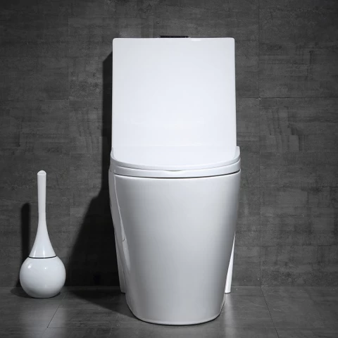 Hotel Sanitary Ware Equipment Ceramic 1 One Piece Siphonic Bathroom Toilet Commode Floor Mounted One Piece WC Toilets