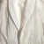 Import hotel used shawl collar plain dying white bathrobe from China
