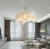 Import Hottest Modern Large Hanging Lighting Pendant Lamp Brass Chandelier With Ostrich Feathers from China