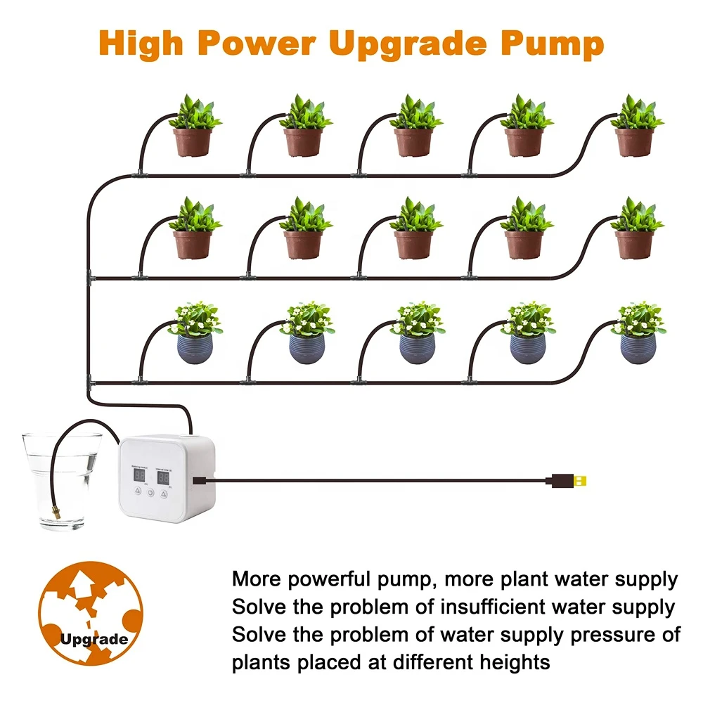 Houseplants Automatic Watering System For Plants In Pots,Garden other watering,Automatic Drip Irrigation Plant Kit