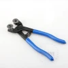 How to use cutter pliers to cut the glass mosaic tile for handmade craft