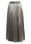 Import HSS3003 OEM service wholesale women clothing metallic pleated skirt latest long skirt design from China