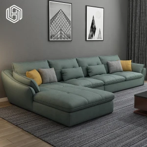 huijuyoupin Free sample sofa set 7 seater fabric sofa Contracted and contemporary furniture sofa set
