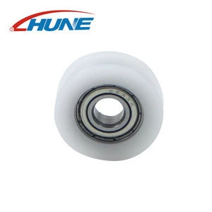 HUNE U0622-7 POM White 30MM Round Nylon Shower Room Door Roller Bearing