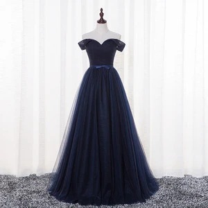 iGift Factory Gown Party Wear Off Shoulder Homecoming Dresses Long For Women