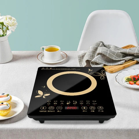 Buy In Stock 110v 220v 2200w Induction Cookr Electric Mini Cook Top ...