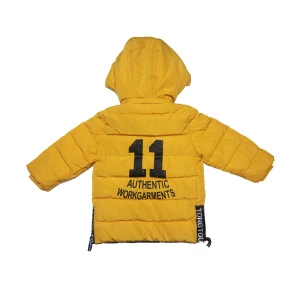 in stock wholesale 2019 children boutique clothing thick duck down hooded jackets for baby little boys winter outwear jacket