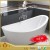 Import Indoor Soaking Free Standing Acrylic Modern Whirlpool Bathroom Bathtub from China