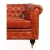 Import Industrial Europe Style Chesterfield Corner Real Leather Sofa Button tufted living room Sofa with wheels from India