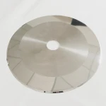 Industrial round roll cutting blade for machine