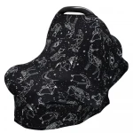 Infant baby nursing cover Spandex cotton cloth breathable cover stretchable nursing cover