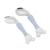 Import Infant Cute Food Feeding Spoon Fork Baby Tableware Eating Training Spoon Set from China