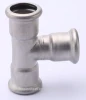 inox press fitting compressed air pipe fittings