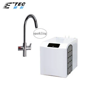 Instant boiling and chilling water system for kitchen drinking water use