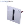 Intelligent automatic electronic sensor touch less urinal flush valve