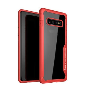 IPAKY Survival Series Soft TPU Mobile Phone Accessories Cover for Samsung S10 Case