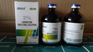 Ivermectin injectable 2% for antiparasite & anthelmintic from China