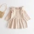 Import Ivy60029A Winterkids girls plain knitted dress design solid color ruffle dress for baby girls from China