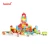 Import iWood Series 100PCS  Wooden Zoo Building Blocks Colorful Construction Toy Kids from China