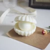 J196 DIY Handmade Home Decor 3D Pearl Shell Shaped Silicone Candle Mold