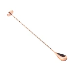 Japan wholesale cocktail stainless steel long custom bar spoon