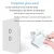 Import Jinvoo Wi-Fi Switch Button Glass Panel 2 Gang US Touch Wall Switch panel WiFi Alexa echo Wall Switch 110~240V from China