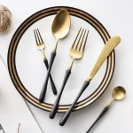 Joy Tableware bulk gold flatware gold plated stainless steel flatware set