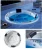 Import Joyee Hot sale led bathroom spa tubs round drop in whirlpool bathtub for 2 person outdoor indoor jacuzzi hot tub sale from China