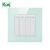 Import KAIJI 86mm*86mm push button switch 1 gang 1 way wall switch Tempered Glass Panel light switch from China
