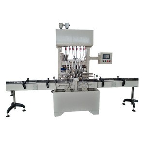 KEFAI Automatic line PLC controlled bottle water olive oil filling capping and labeling machine