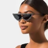 Kenbo Eyewear 2020 Luxury Diamond Shades Sunglasses Women Rhinestone Frame Cat Eye Sun glasses Sunglasses