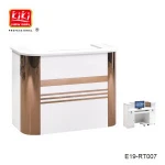 KIKI NEWGAIN Hot sale beauty salon furniture reception desk nail salon desk hair salon reception desk E19-RT007