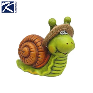 Kinsheng Wholesale best selling fashion snail shaped ceramic craft supplies