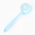 Import Kitchen brush for pot dishes cleaning plastic long handle round PET head scrub dish brush from China