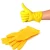 Import Kitchen Dish Silicon Reusable Waterproof Flocked Lined Latex Rubber Household Gloves For Washing Cleaning from China