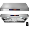 Kitchen Range Hood with stainless steel filter and 2 motors