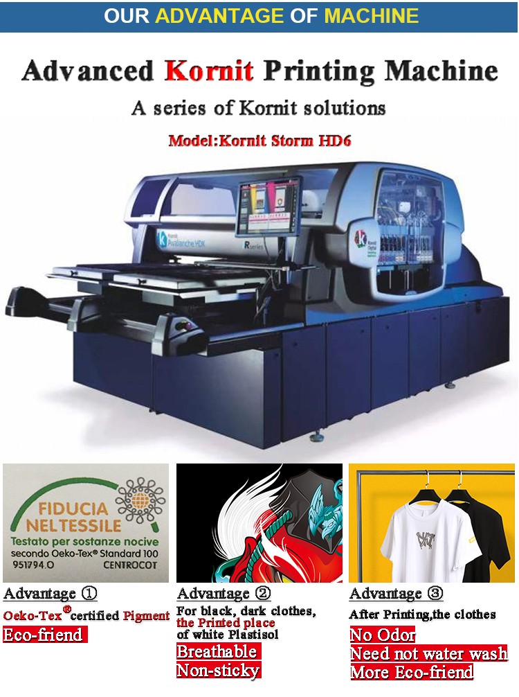 Kornit machine Men Women Graphic tee Design Joker DTG tshirt t shirts custom printing 100% cotton