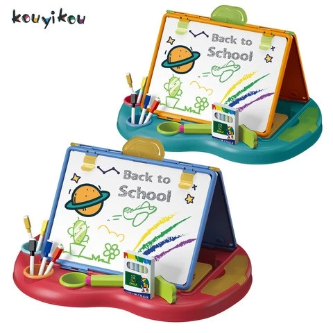 Kouyikou Colorful Sketch Table Doodle Pad Erasable Doodle Board Children Drawing Board
