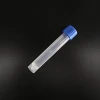 Lab Different Size PP plastic Flat Bottom test tube with screw cap