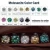 Lab Grown loose moissanite diamond Best selling products dark green moissanite gemstone price