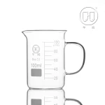 Laboratory utensils Beaker with handle High borosilicate glass